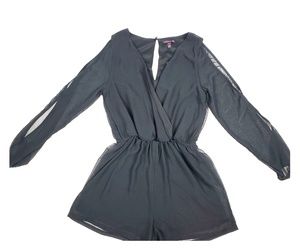 Material Girl Black Romper